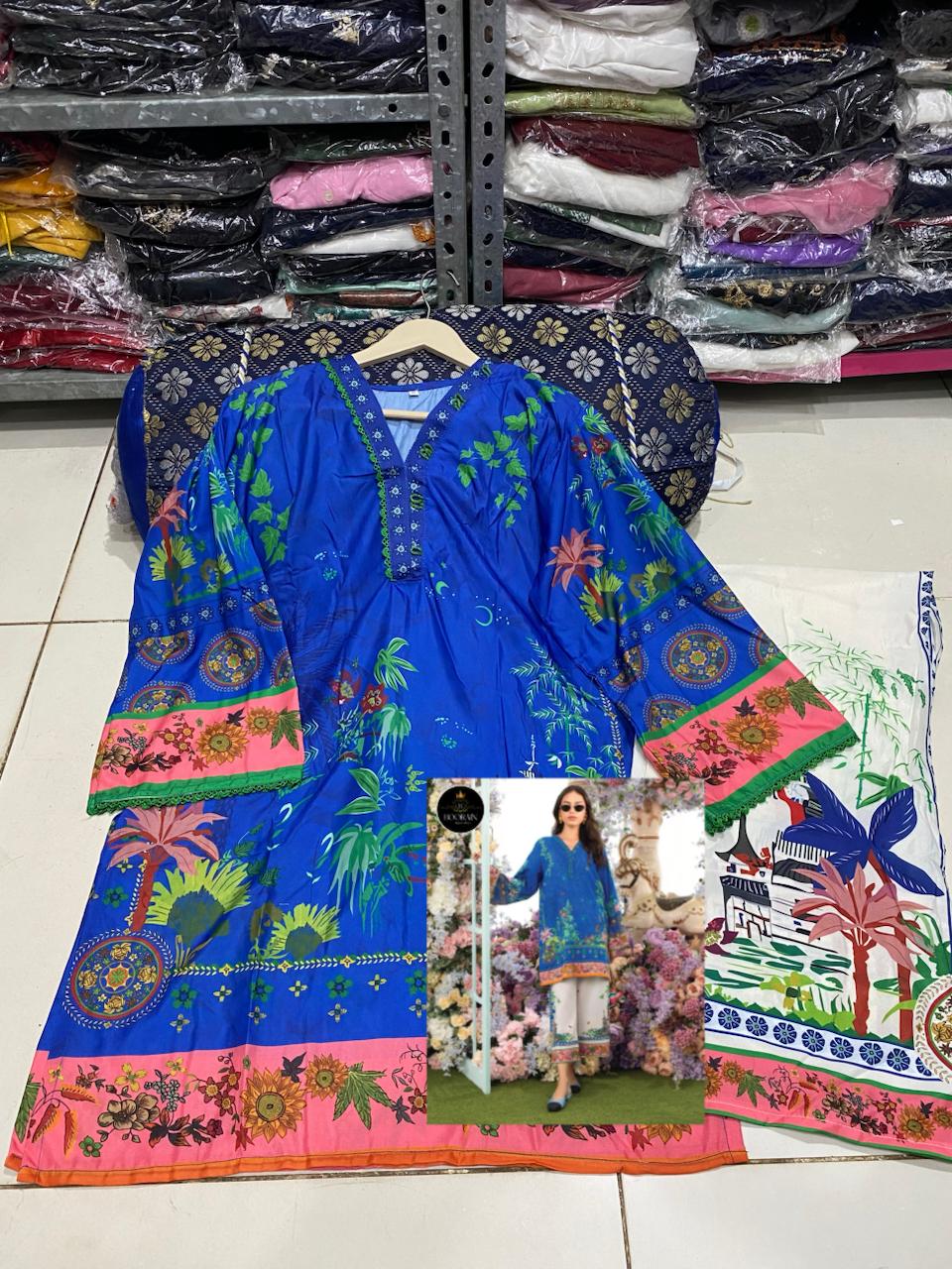 VINTAGE CHARM - NATURE’S PALETTE LAWN SUIT