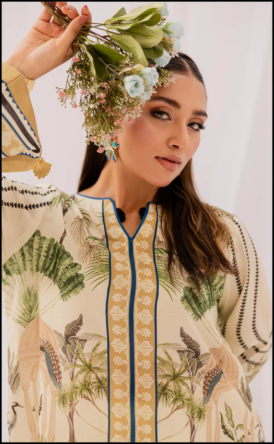 MARFA VIBRANT FLORAL LAWN PRET - ELEGANT PRINTED 2-PIECE SUIT