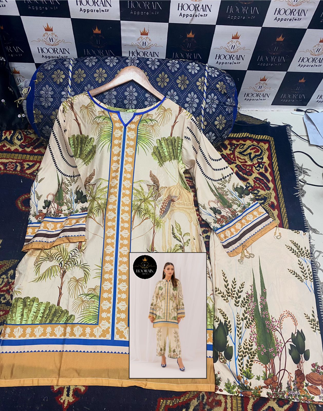 MARFA VIBRANT FLORAL LAWN PRET - ELEGANT PRINTED 2-PIECE SUIT