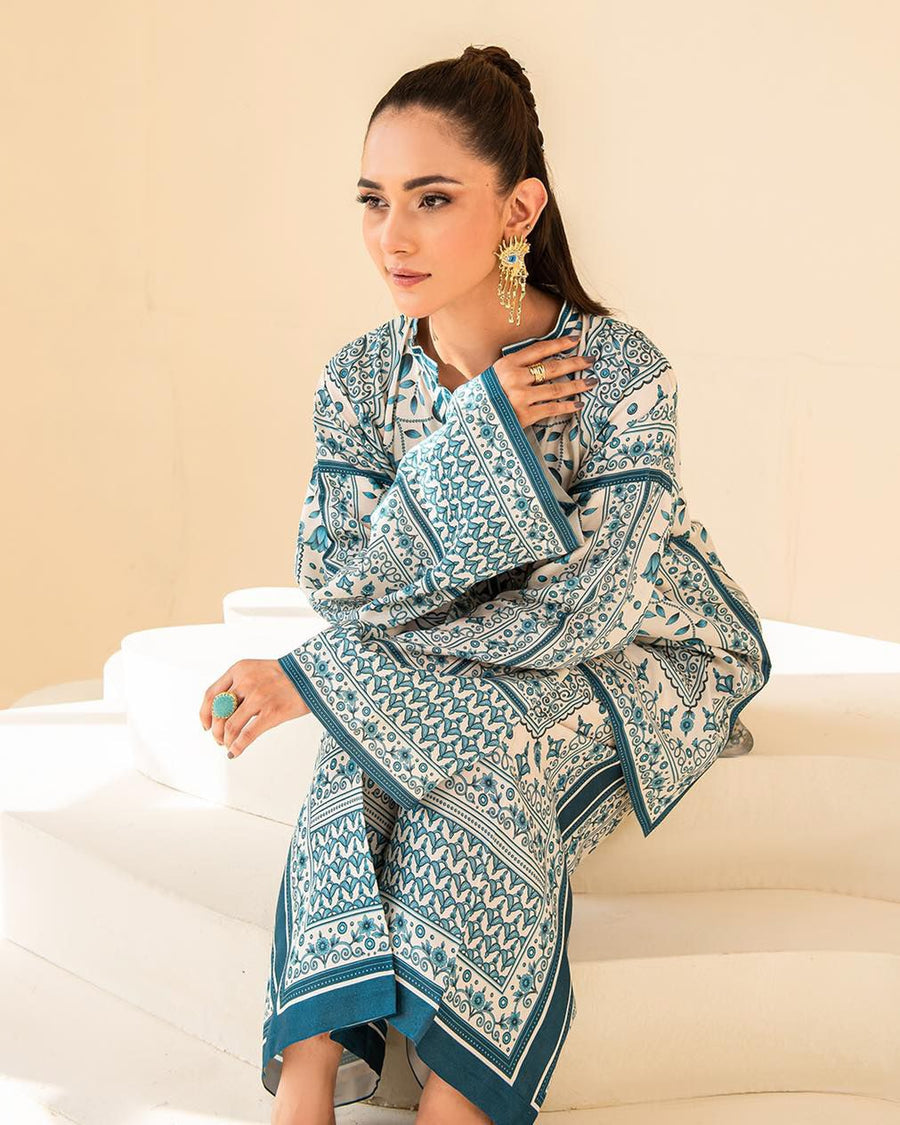 SERENE MOSAIC - TIMELESS TEAL ELEGANCE