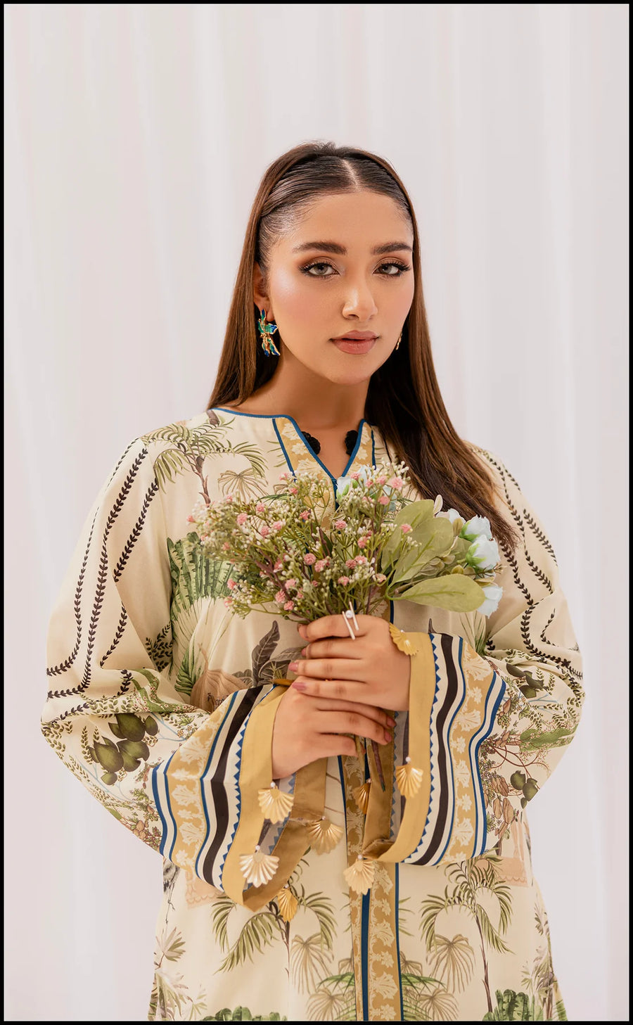 MARFA VIBRANT FLORAL LAWN PRET - ELEGANT PRINTED 2-PIECE SUIT