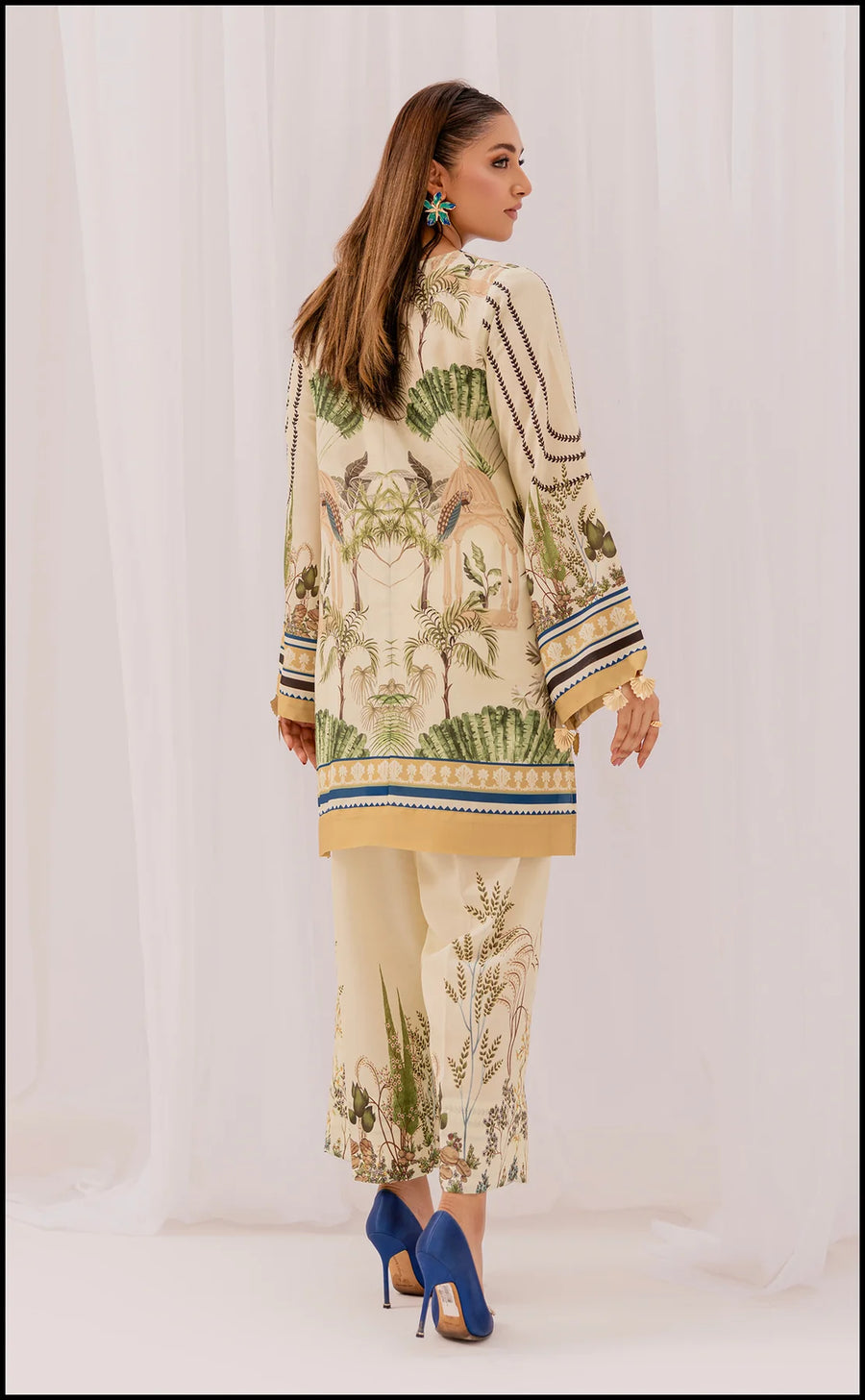 MARFA VIBRANT FLORAL LAWN PRET - ELEGANT PRINTED 2-PIECE SUIT