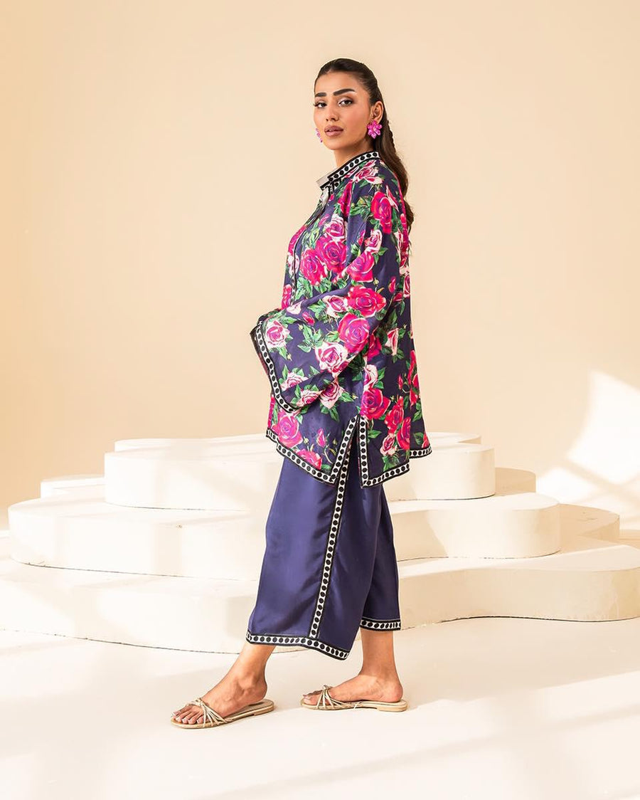 GARDEN GLAM - FLORAL FUSION CO-ORD SET