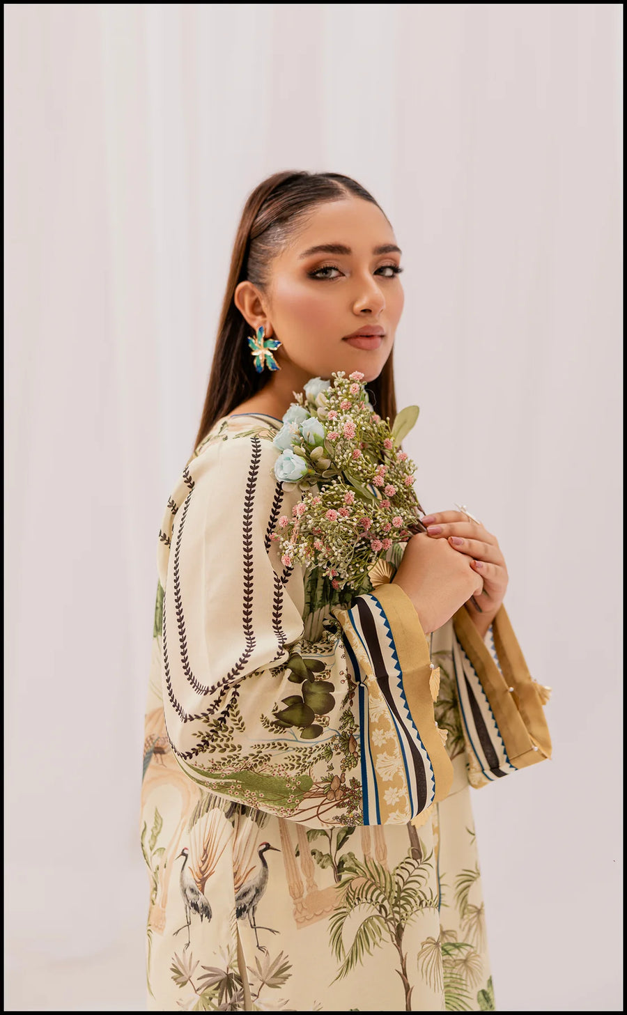 MARFA VIBRANT FLORAL LAWN PRET - ELEGANT PRINTED 2-PIECE SUIT