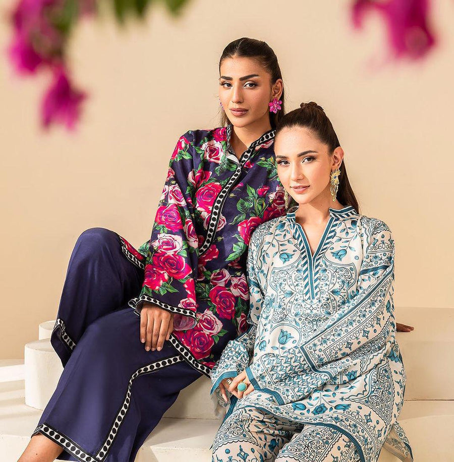 GARDEN GLAM - FLORAL FUSION CO-ORD SET